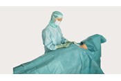 BARRIER split sheet drape during ENT surgery